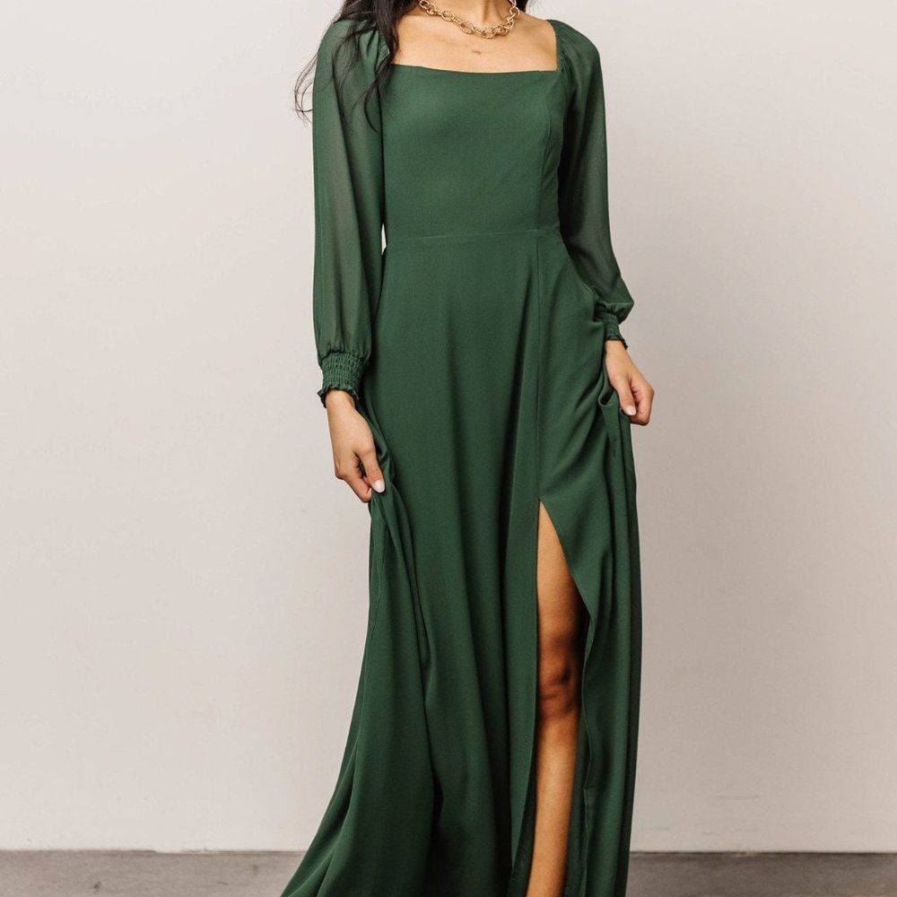 Baltic Born Giselle Maxi Dress in Evergreen